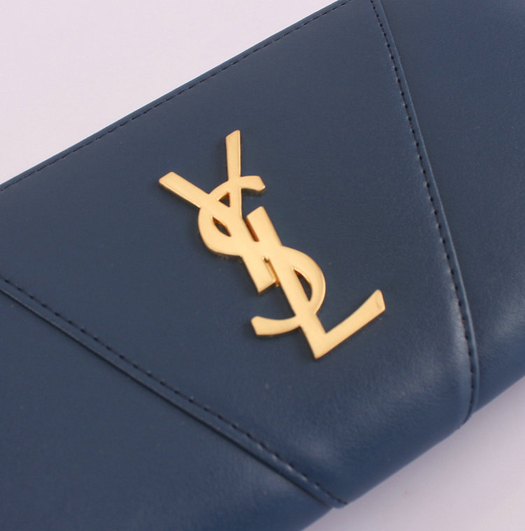 YSL zip wallet 1357 royablue - Click Image to Close
